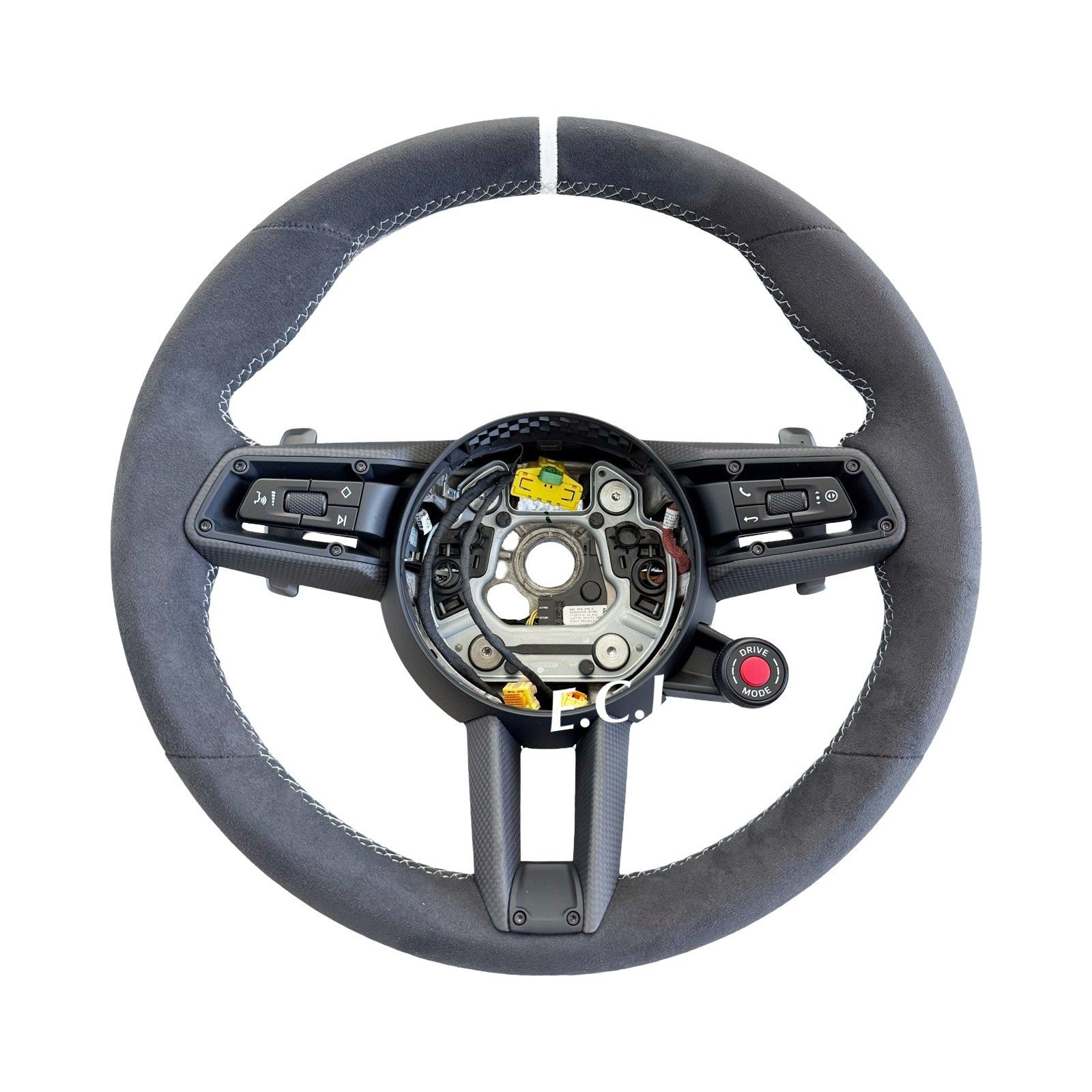 OEM Porsche 992 GT3 CARRERA GTS CAYENNE STEERING WHEEL ALCANTARA CARBON WHITE