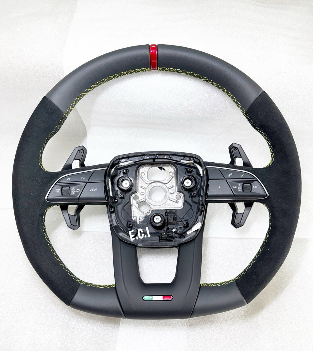 GENUINE LAMBORGHINI URUS S SE PERFORMANTE  ALCANTARA STEERING WHEEL LIME GREEN
