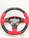 OEM GENUINE RED MASERATI GRANTURISMO MC QUATTROPORTE CARBON FIBER STEERING WHEEL