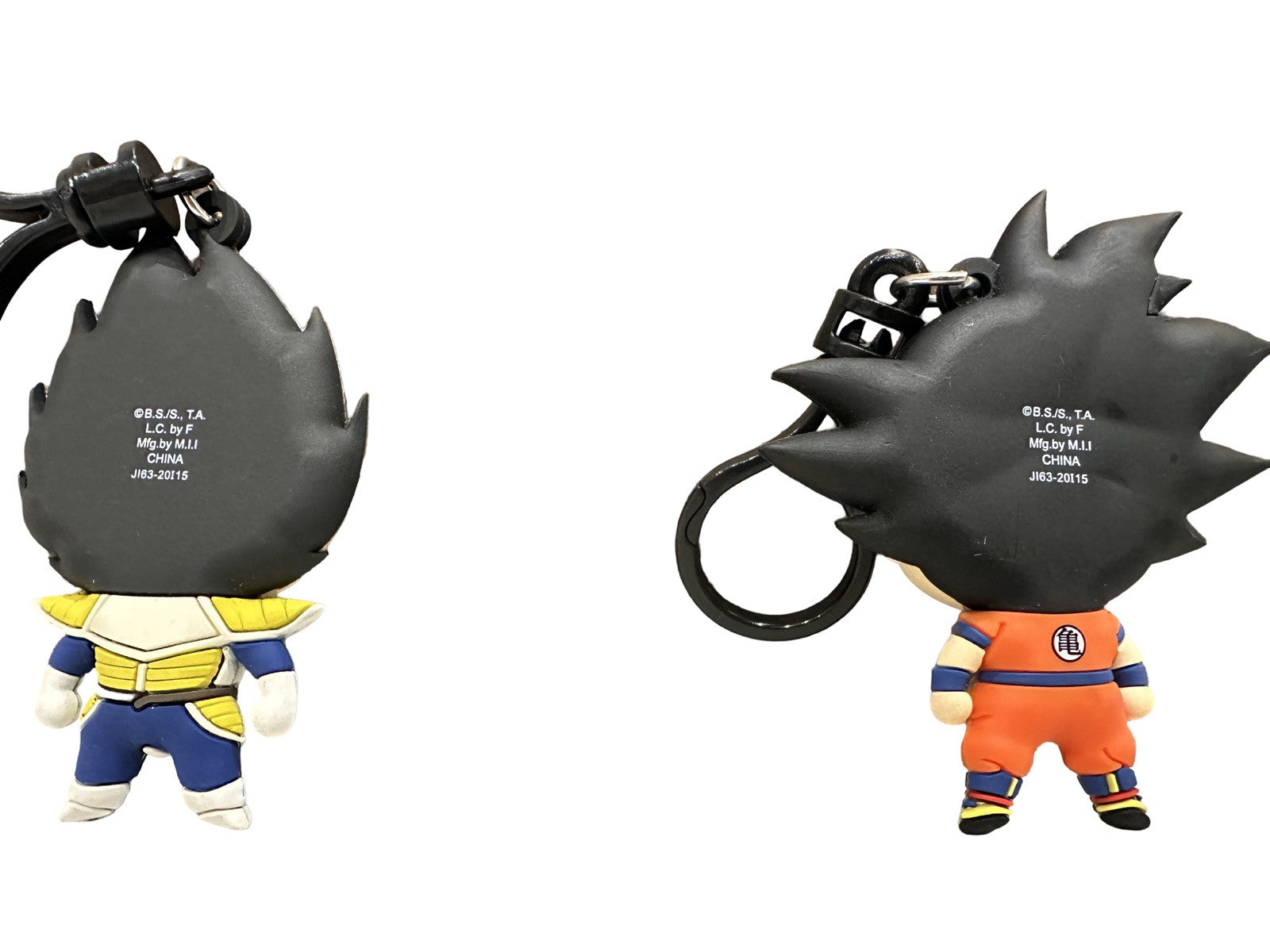 Dragon Ball Z- Figural Bag Clip (Series 1) Son Goku & Vegeta Set